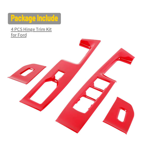 For 2021+ Ford F150 Interior Front Door Window Lift Switch Panel Trim Cover