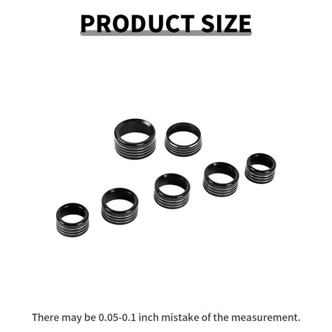 For 2018+ Dodge RAM Headlight Center Console Switch Knob Trim Ring Kit