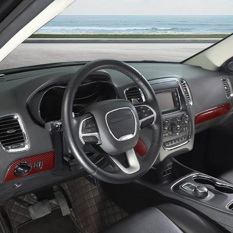 For 2014-2020 Dodge Durango Interior Center Console Dash Set Decor Cover Trims Kit