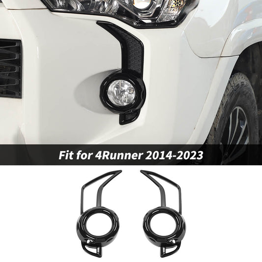 For 2014-2023 Toyota 4Runner SR5/TRD Pro Car Front Fog Light Lamp Decor Cover Trim
