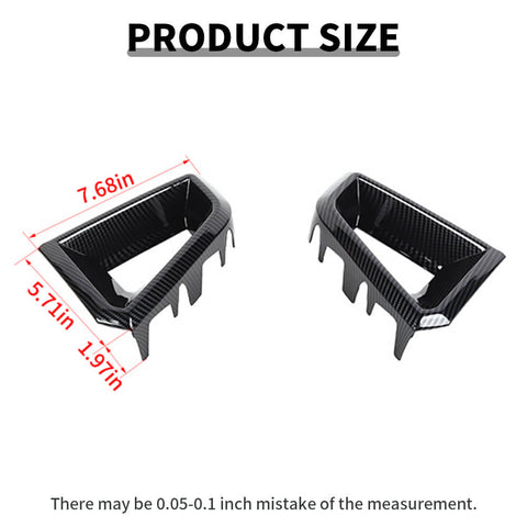 For 2023+ Chevy Colorado Front Side Bumper Grille Air Outlet Insert Cover Trim