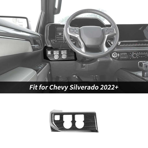 Headlight Switch Panel Cover Trim Bezel For Chevy Silverado 2022+ Accessories | CheroCar