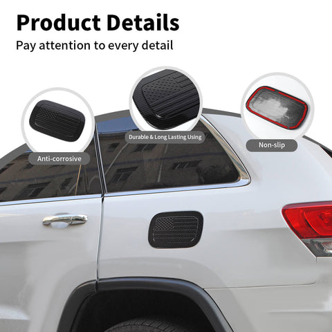 For 2011-2020 Dodge Durango Fuel Gas Door Cover Trim Overlay Fuel Tank Cap