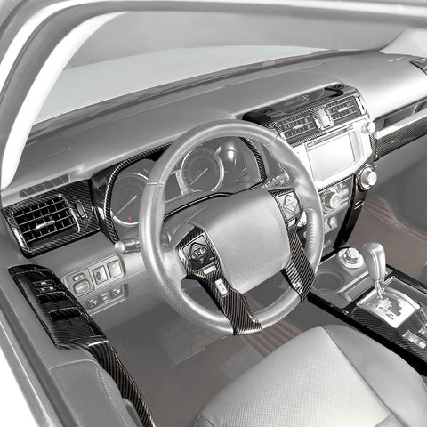 For 2010-2019 Toyota 4Runner 28 x Interior Dash Panel Decoration Cover Trims Kit