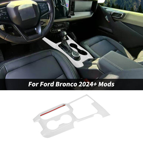 For 2021+ Ford Bronco Interior Gear Shift Panel Cover Trim B Style