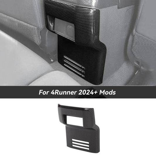 For 2024+ 4Runner Rear Center Exhaust Air Vent Panel Trim Cover