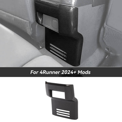 For 2024+ 4Runner Rear Center Exhaust Air Vent Panel Trim Cover