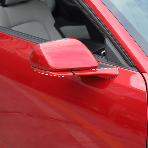 For 2024+ Ford Mustang Side Mirror Arm Base Panel Decor Cover Trim