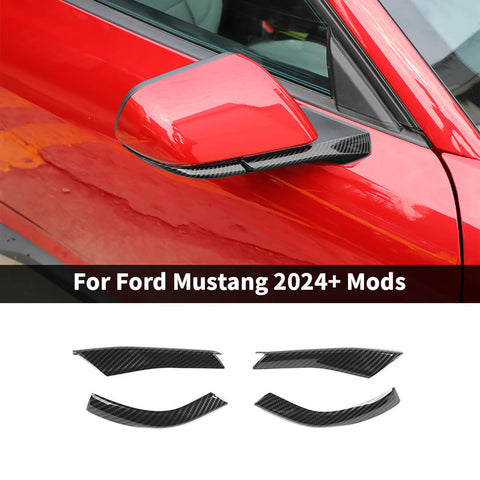 For 2024+ Ford Mustang Side Mirror Arm Base Panel Decor Cover Trim