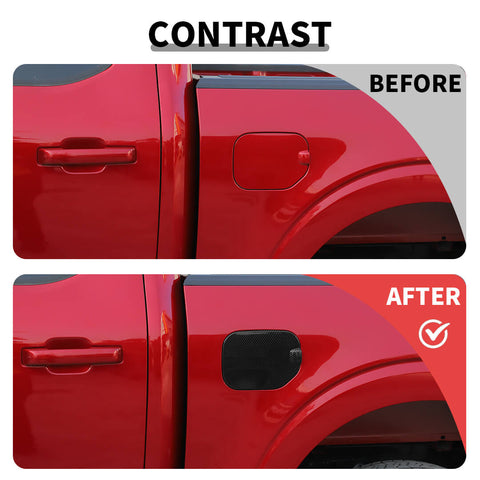 For 2021+ Ford F150 Exterior Fuel Filler Door Gas Tank Cap Cover Trim