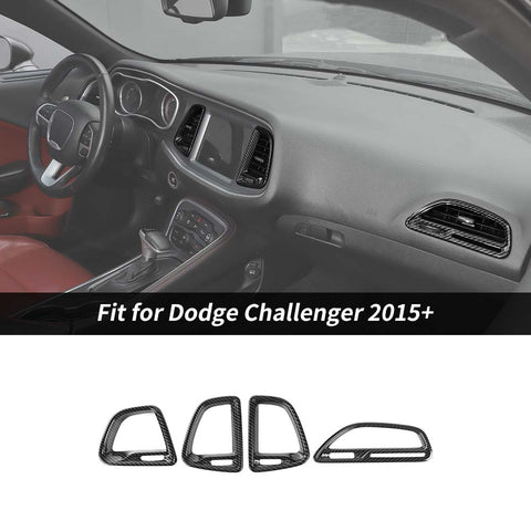 Center Console Air Condition Outlet Vent Trim For Dodge Challenger 2015+ Accessories | CheroCar