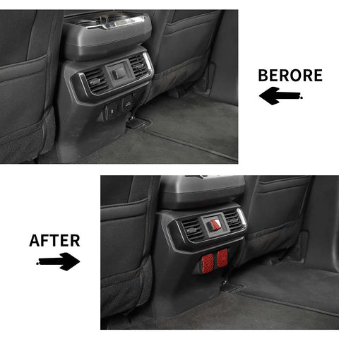 5 x Interior Control Power Socket Cover Trim For Ford F150 2021+ Accessories | CheroCar