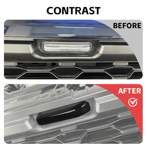 For 2021+ Ford F150 Raptor Front Bumper Grille Light Panel Guard Cover Trim Decor