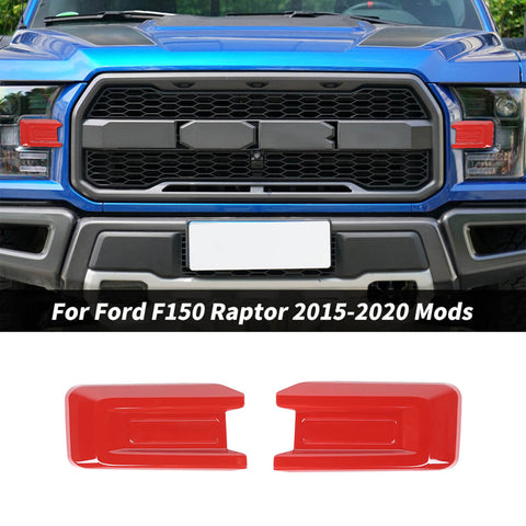 For 2015-2020 Ford F150 Raptor Front Bumper Headlight Grille Side Cover Trim