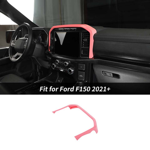 Central Control Navigation Cover Trim Frame For Ford F150 2021+ Accessories | CheroCar