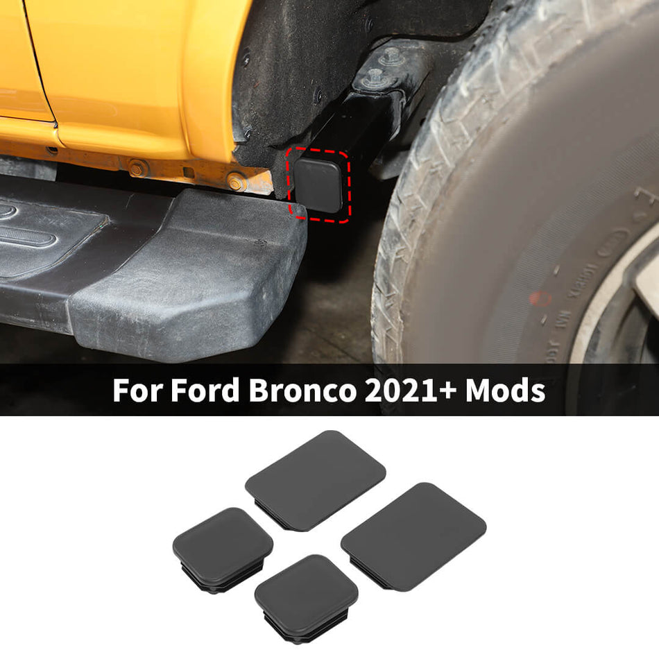 For 2021+ Ford Bronco Lower Chassis Waterproof Stopper Plugs Accessories (4 pcs)