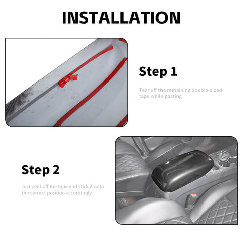 For 2011+ Dodge Durango Central Armrest Box Panel Cover Trim
