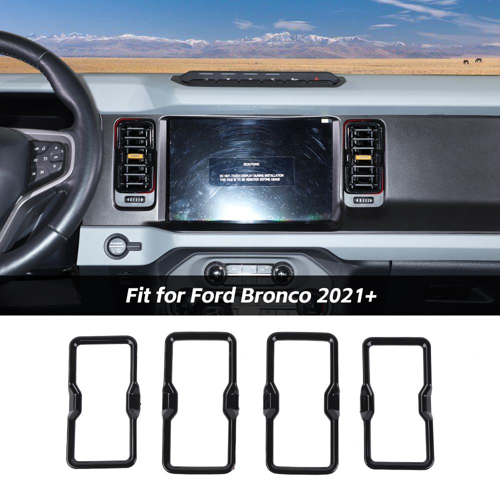 Air Conditioner Vent Outlet Decor Frame Trim Covers For Ford Bronco 2021+ Accessories | CheroCar