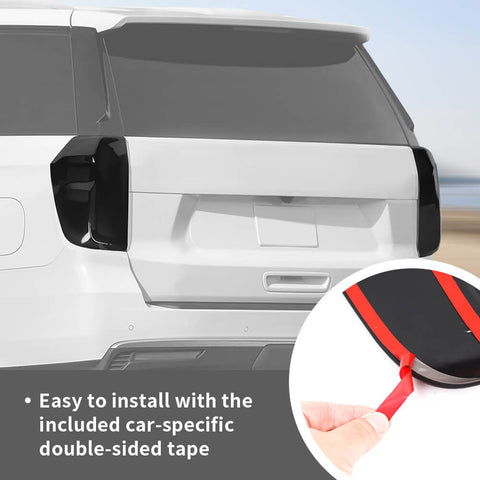 For 2021-2024 Chevy Suburban//Tahoe Exterior Rear Tail Light Lamp Trim Cover