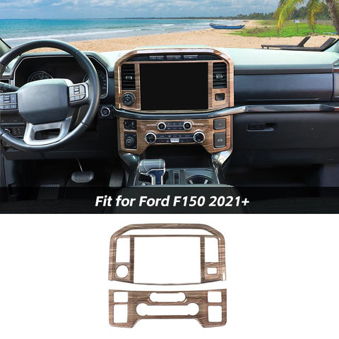 Central Control Panel Cover Navigation Tirm Cover For Ford F150 2021+ Accessories | CheroCar