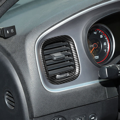 For 2011-2014 Dodge Charger Center Console Dashboard Air Vent Trim Cover