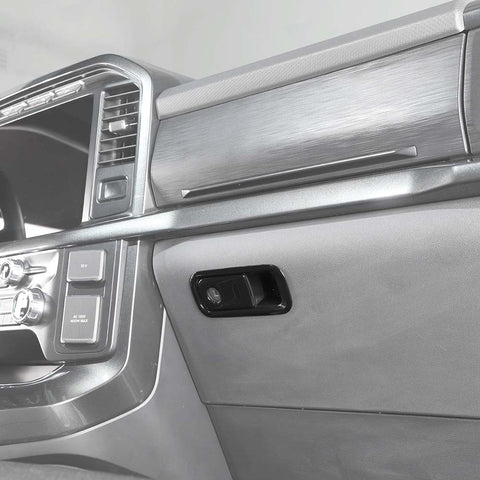 Co-pilot Storage Box Handle Cover Trim Bezels For Ford F150 2021+ Accessories | CheroCar