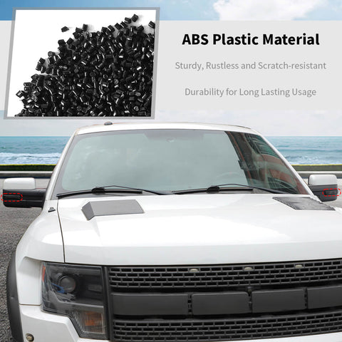 For 2009-2014 Ford F150 Raptor Rearview Mirror Turn Signal Light Trim Cover