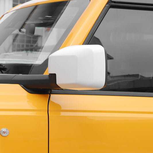 For 2021+ Ford Bronco Side Rearview Mirror Caps Cover（Not suitable for rearview mirrors with turn signals）