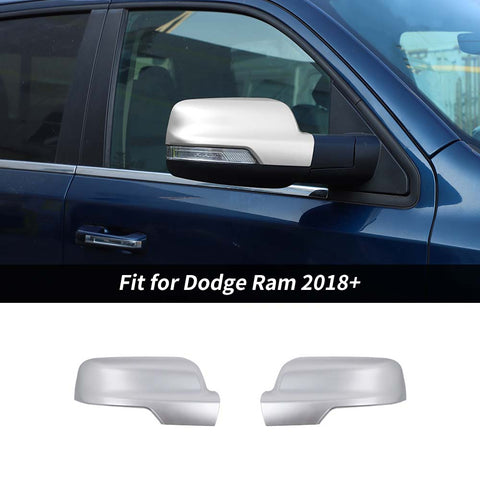 Exterior Rear View Mirror Decor Cover Trim For Dodge Ram 2018+ Accessories | CheroCar