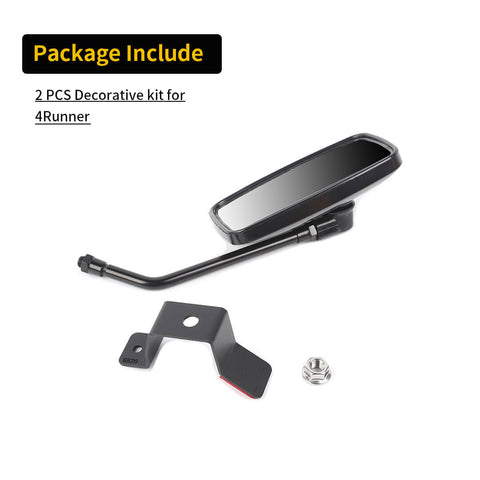 For 2010-2023 4Runner Front Mount Engine Hood Sand Board Rear View Mirror Trim