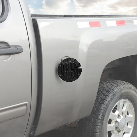 For 2007-2017 Chevy Silverado/GMC-SIERRA Gas Cap Door Fuel Tank Decor Cover Trim