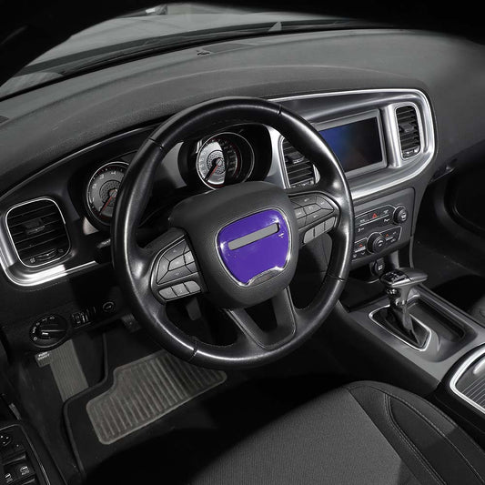 Steering Wheel Center Panel Trim For Dodge Charger/Challenger 2015+/ Durango 2014+ Accessories | CheroCar