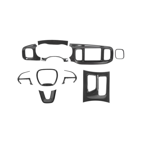 For 2015+ Dodge Charger Center Console Steering Wheel Dash Panel Cover Trim