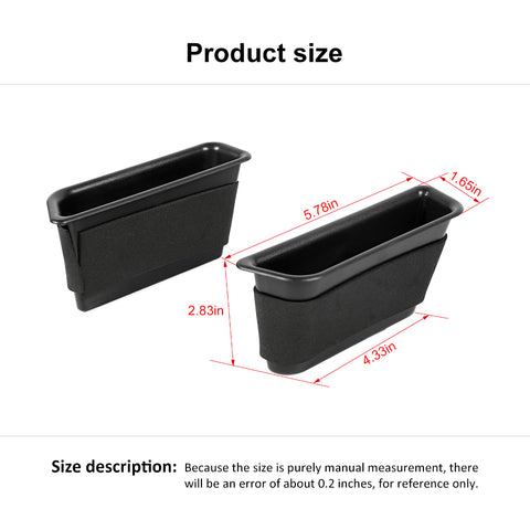 Inner Side Door Handle Storage Box Cover For Ford Mustang 2015+｜CheroCar