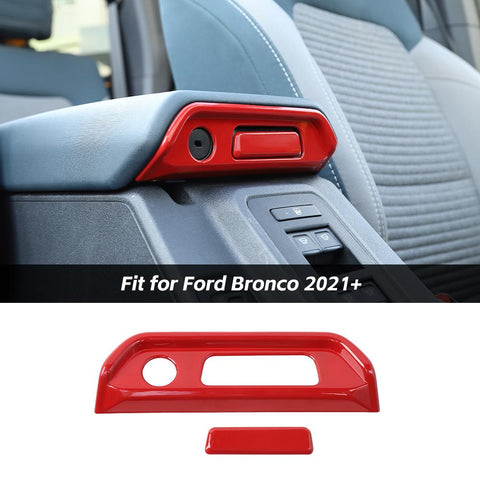 For 2021+ Ford Bronco Car Armrest Box Switch Decoration Cover Trim