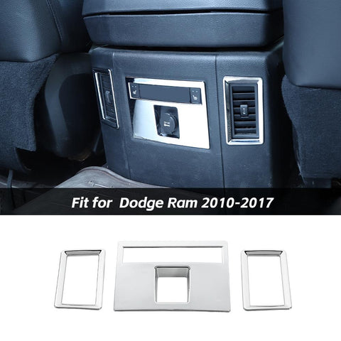 Rear Air Condition Vent Outlet Panel Trim Cover For Dodge Ram 2010-2017 Accessories | CheroCar