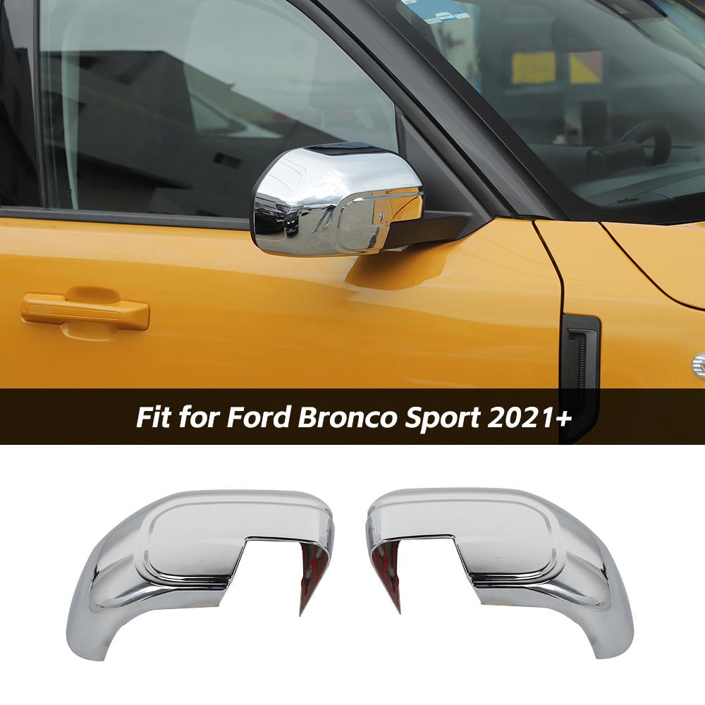 Side Door Rearview Mirror Caps Covers For Ford Bronco Sport 2021+ Accessories | CheroCar