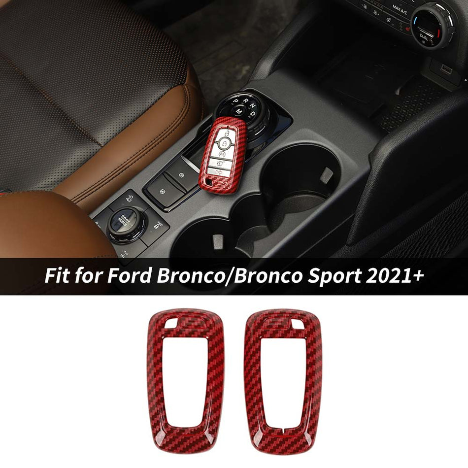 For Ford 2018+ F150/ Explorer & 2021+ Bronco/ Bronco Sport & 2024+ Mustang Key Fob Cover Case Protector Shell