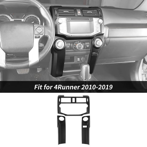 For 2010-2019 Toyota 4Runner Central Navigation Panel Air Conditioner Cover Trim