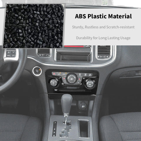 For 2011-2014 Dodge Charger Air Conditioner Control Panel Knob Cover Trim
