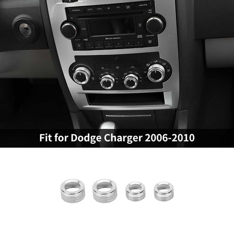 Air Conditioning Switch Knob Trim Ring For Dodge Charger 2006-2010 Accessories | CheroCar