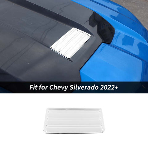 Hood Scoop Panel Decor Cover Bezel For Chevy Silverado 1500 2022+ Accessories | CheroCar