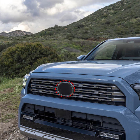 For 2024+ 4Runner Front Grille Emblem Badge Cover Trim