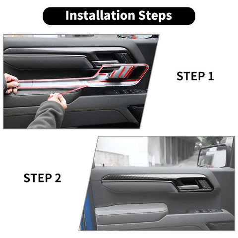 Interior Door Handles Panel Trim For Chevy Silverado/GMC Sierra 2022+ Accessories | CheroCar