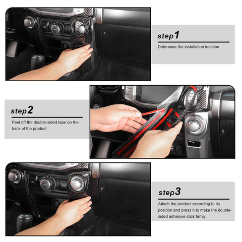 For 2010-2019 Toyota 4Runner 8 x Interior Set Dash Decor Panel Cover Trims Kit