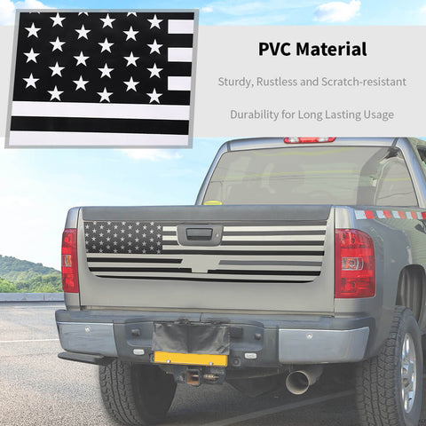 For 2007-2013 Chevy Silverado Rear Trunk Door Tailgate Sticker Trim Cover