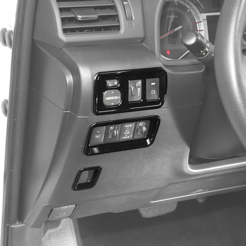 For 2010-2023 Toyota 4runner Rear View Mirror Button Adjustment Decoration Cover Trim Bezel