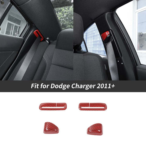 Seat Safety Belt Button Cover Trim For Dodge Charger/Chrysler 300C 2011+ Accessories | CheroCar