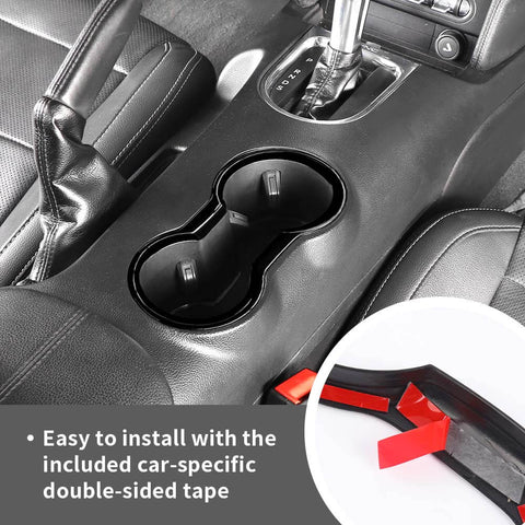 For 2015-2023 Ford Mustang Front Water Cup Holder Decoration Cover Trim Frame