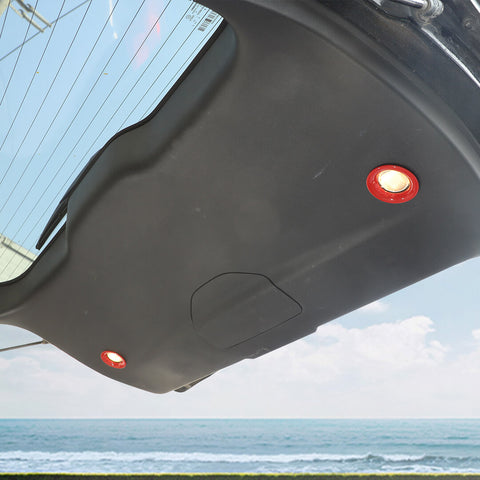 For 2011+ Dodge Durango Car Rear Tailgate Light Lamp Ring Cover Trim